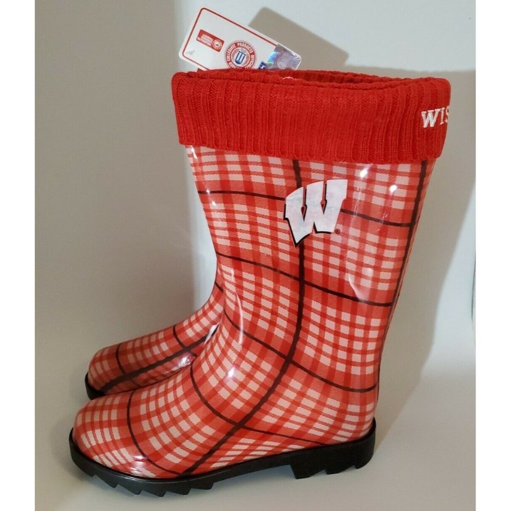 University Of Wisconsin Badgers Women’s Rain Boots